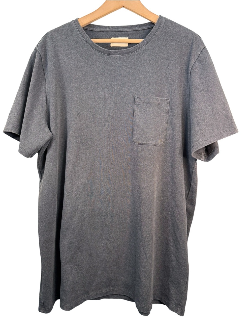 Taylor Stitch The Heavy Bag T-Shirt Size 46 XXL Gray Pocket Short Sleeve Crew